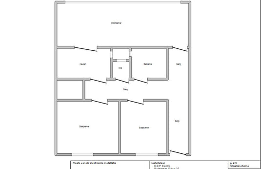 Eendraadschema – E.D.P.ELEKTRO